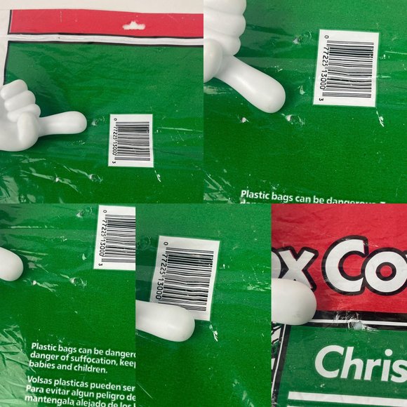 Vtg Allied Merry Christmas Mailbox Cover Plastic Holiday Decor Collection Prop - Picture 3 of 9